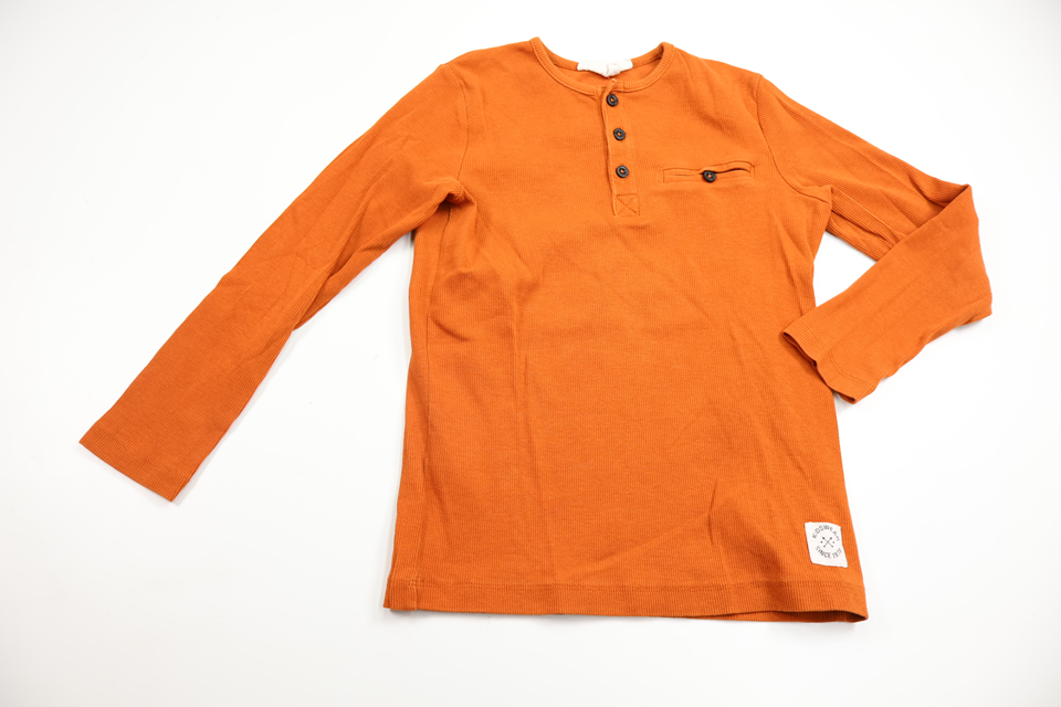 Ribbad tröja från Kappahl - Storlek 110/116 - Orange