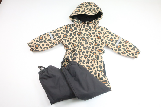 Leopard print jumpsuit from FIX by Lindex - Size 92 - Beige