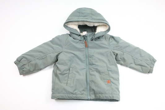 Fleece-lined jacket from H&M - Size 86 - Green