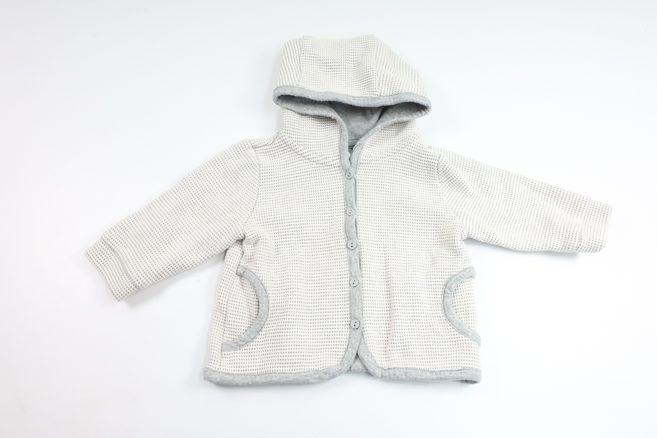 Hooded jacket from H&M - Size 68 - Grey