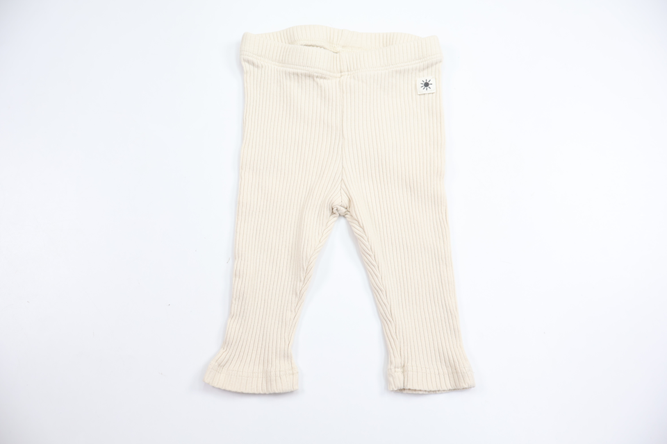 Ribbed trousers from Lindex - Size 62 - Off-white
