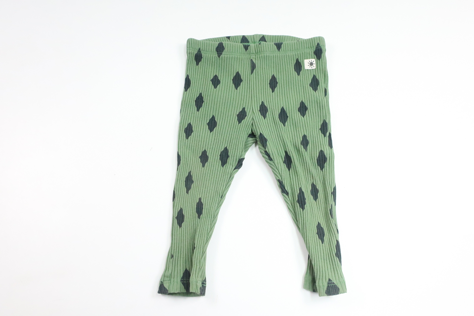Ribbed trousers from Lindex - Size 74 - Green
