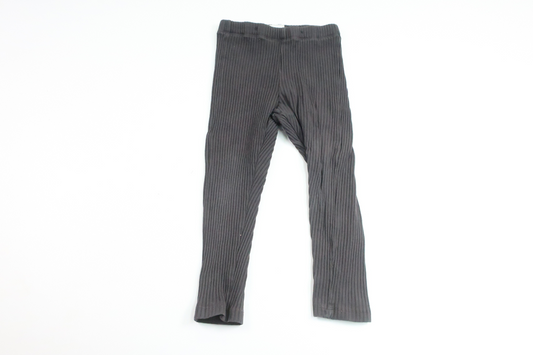 Ribbed trousers from Lindex - Size 92 - Grey