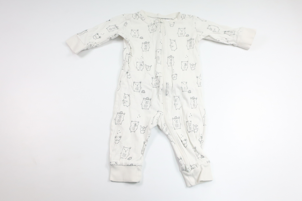 Pajamas with teddy bears from Lindex - Size 68 - White