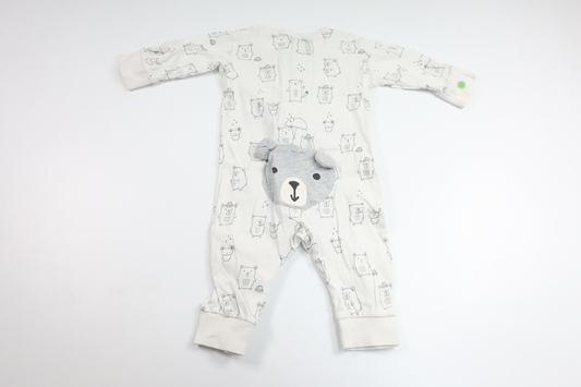 Pajamas with teddy bears from Lindex - Size 68 - White