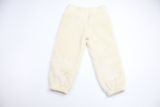 Soft fleece trousers from Unknown - Size 98/104 - Off-white