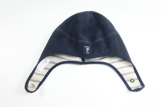 Helmet cap in wind fleece from Polarn o. Pyret - Size 50 - Navy blue