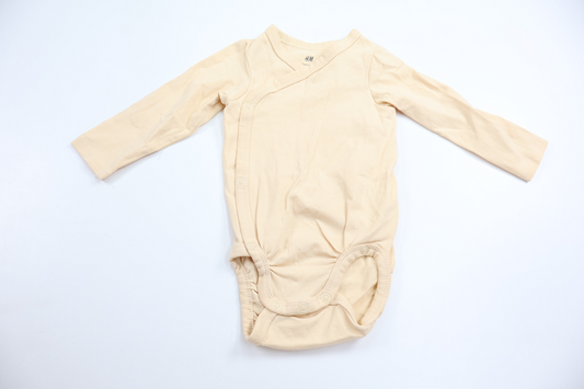 Wrap bodysuit from H&M - Size 62 - Yellow