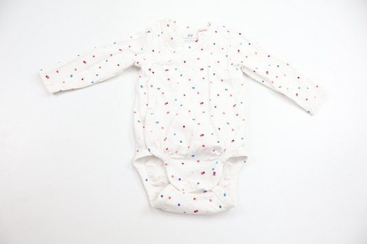 Wrap bodysuit from H&M - Size 62 - White