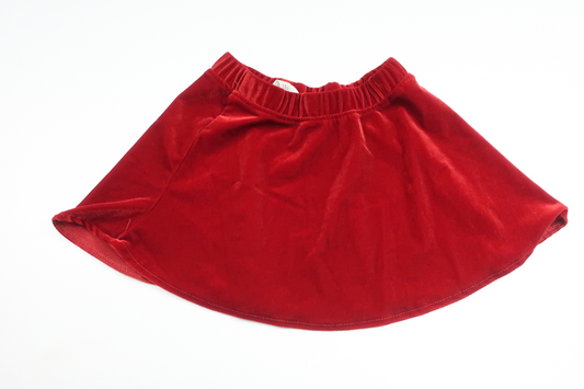 Velour skirt from H&M - Size 92 - Red