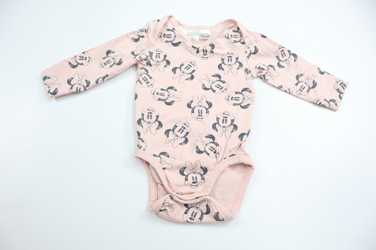 Bodysuit with Minnie from H&M - Size 62 - Pink