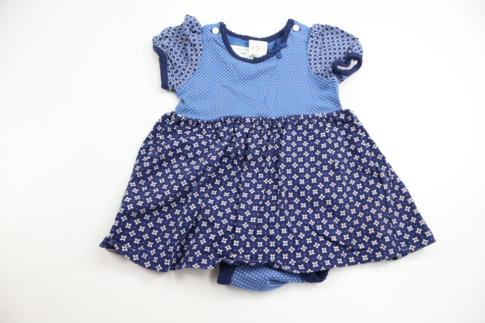 Dress with built-in bodysuit from H&M - Size 62 - Blue