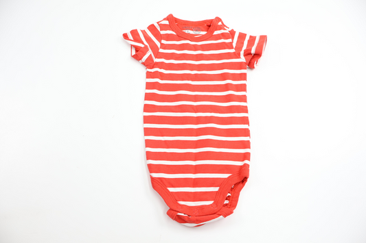 Striped bodysuit from Lindex - Size 62 - Red