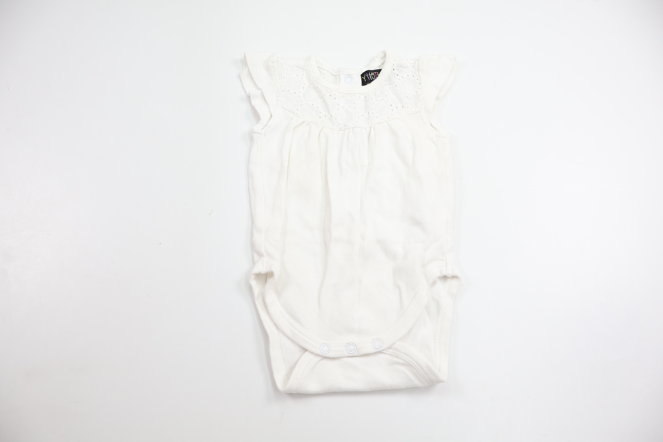 Linen Bodysuit from Pytteliten - Size 62 - White