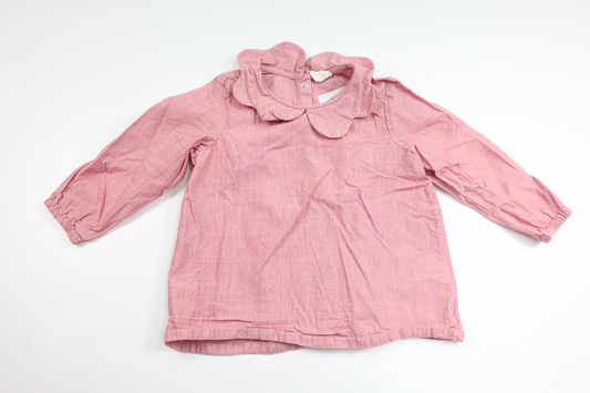 Blouse with collar from H&M - Size 86 - Red