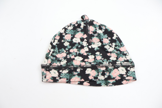 Floral hat from ICA I Love Eco - Size 50 - Black