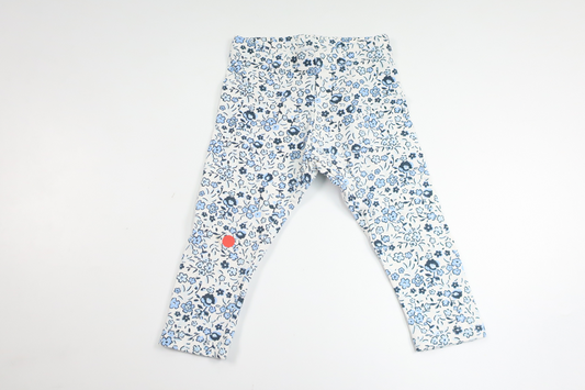 Floral leggings from Primark - Size 68/74 - White