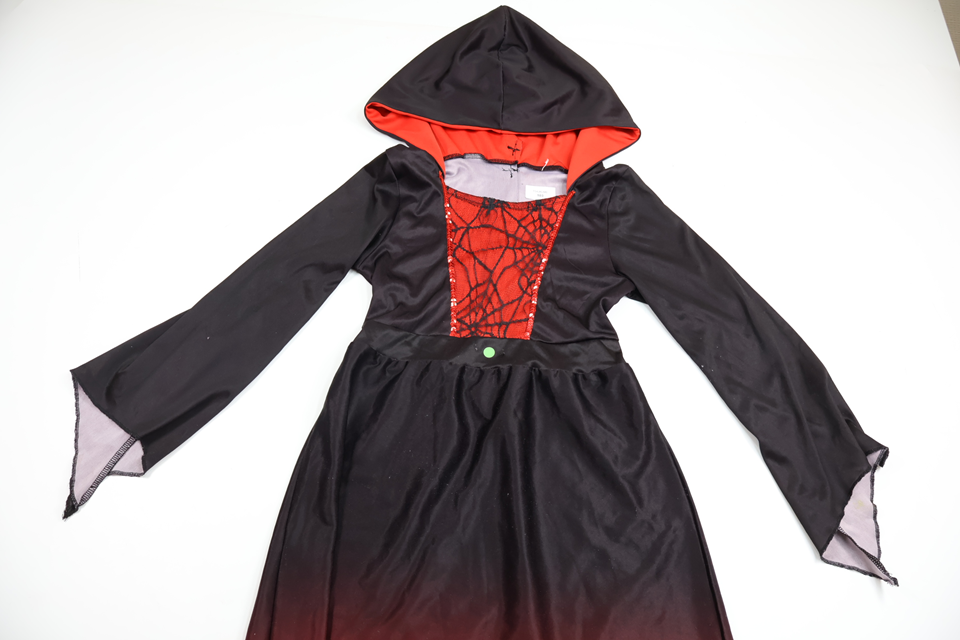 Maskeradklänning Dracula från Okänt - Storlek 140/146 - Svart