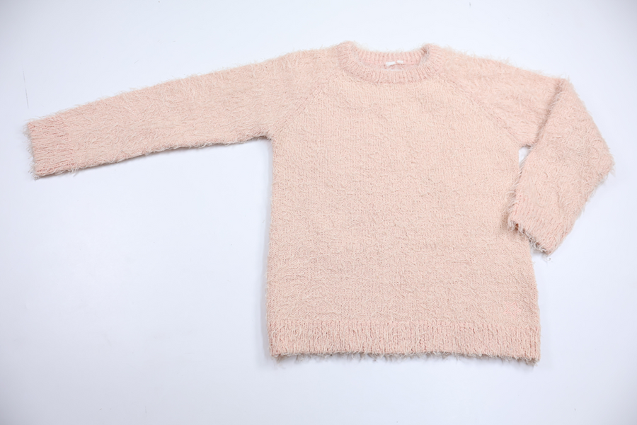 Fluffy sweater from Lager 157 - Size 140 - Pink