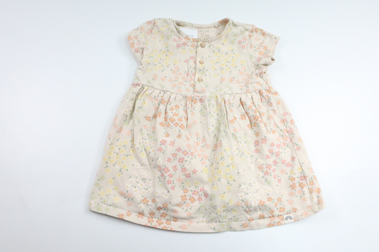 Floral dress from Lindex - Size 80 - Beige