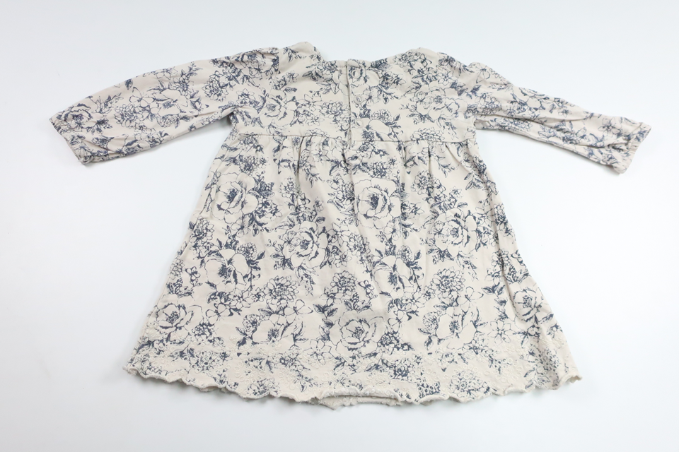 Floral dress from Newbie - Size 68 - Beige