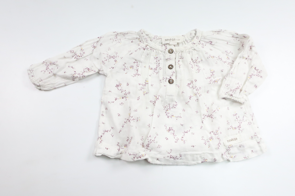 Floral blouse from Newbie - Size 56 - White