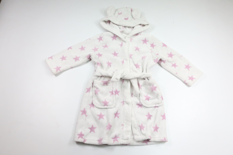 Bathrobe/Dressing gown with stars from Kappahl - Size 86/92 - White
