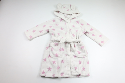 Bathrobe/Dressing gown with stars from Kappahl - Size 86/92 - White