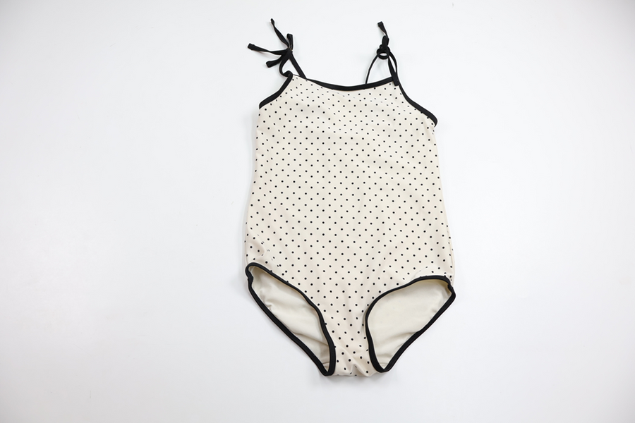 Polka dot swimsuit from H&M - Size 122/128 - Off-white
