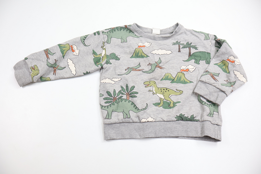 Sweatshirt från Lindex - Storlek 116 - Grå