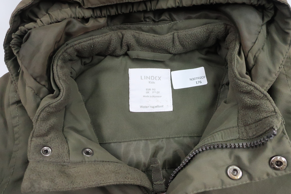 Lightly lined jacket from Lindex - Size 92 - Green