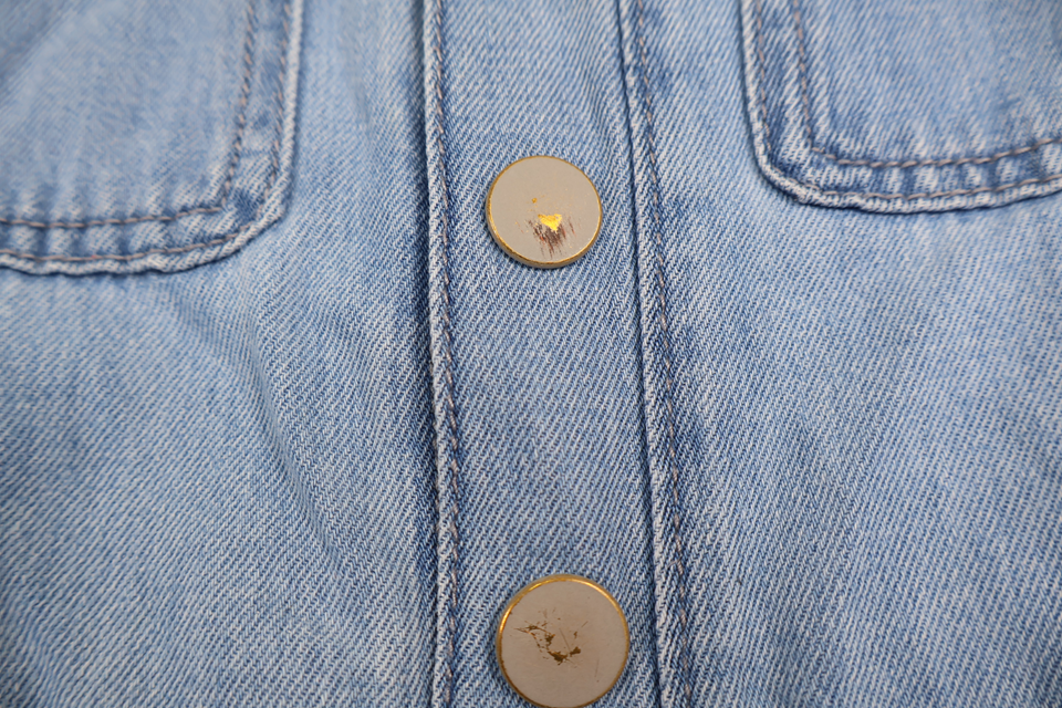 Jumpsuit i jeans från Lindex - Storlek 122 - Denim