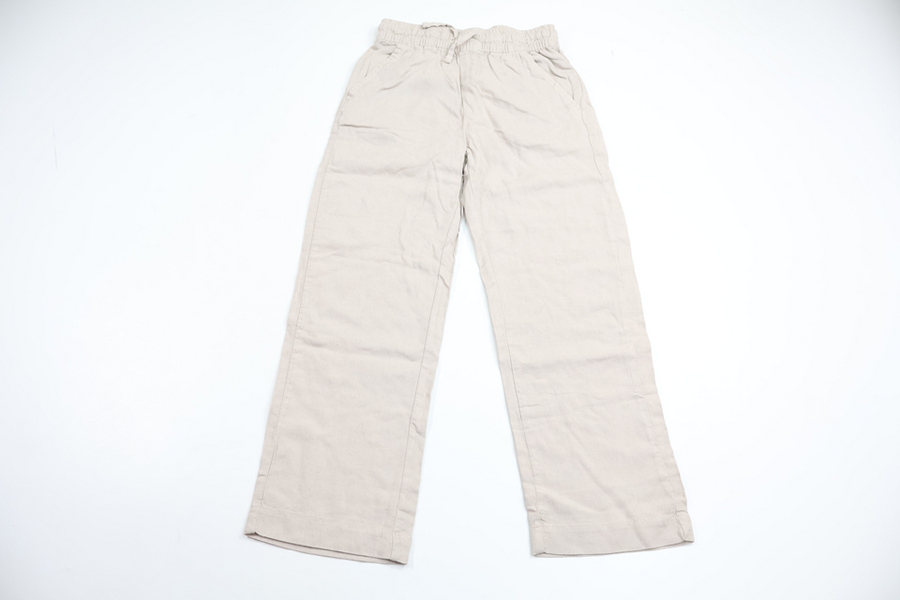 Trousers in 55% linen from Lager 157 - Size 120 - Beige