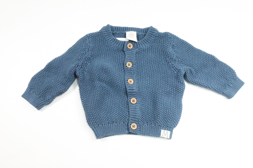 Knitted cardigan from Lindex - Size 62 - Blue