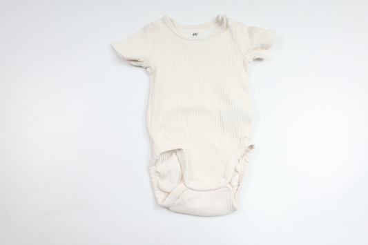 Ribbed bodysuit from H&M - Size 62 - White