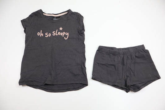 Two-piece pyjamas from H&M - Size 110/116 - Grey