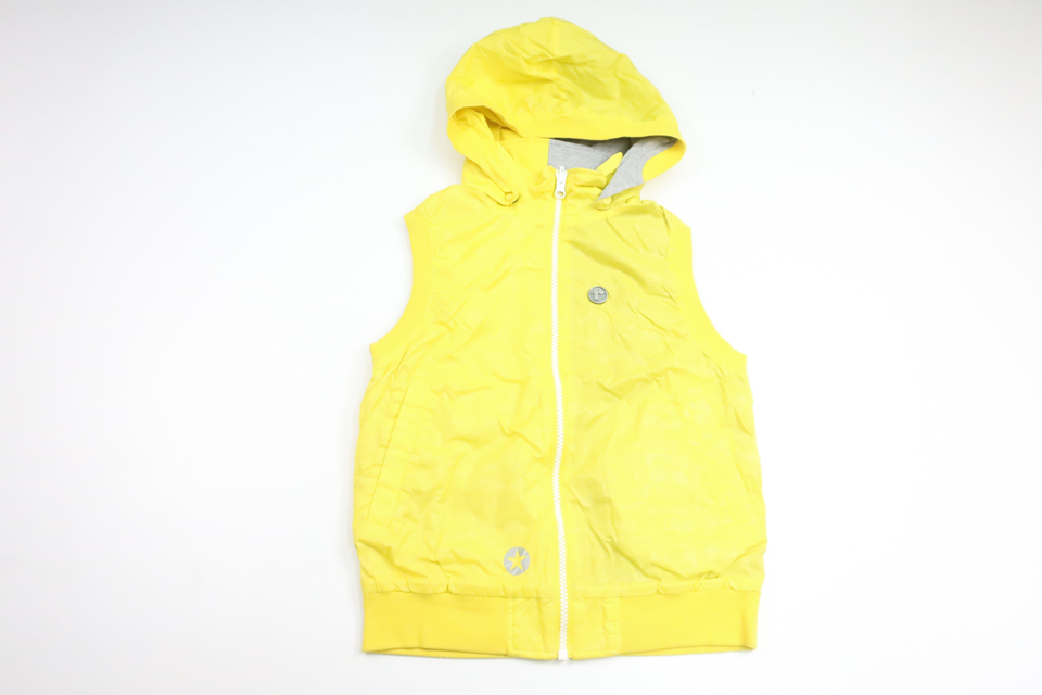 Reversible vest with hood from Reima - Size 128 - Yellow