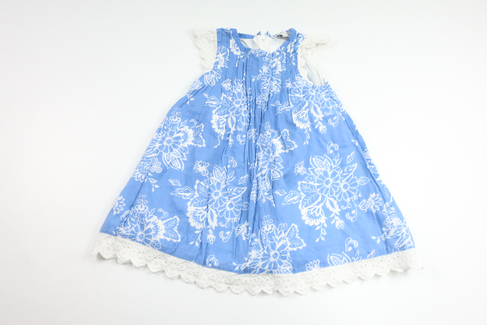 Floral dress from Kappahl - Size 74 - Blue