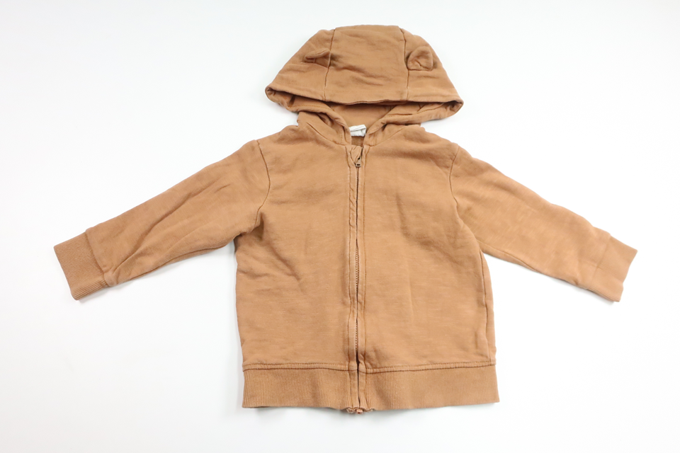 Hooded jacket from H&M - Size 86 - Brown