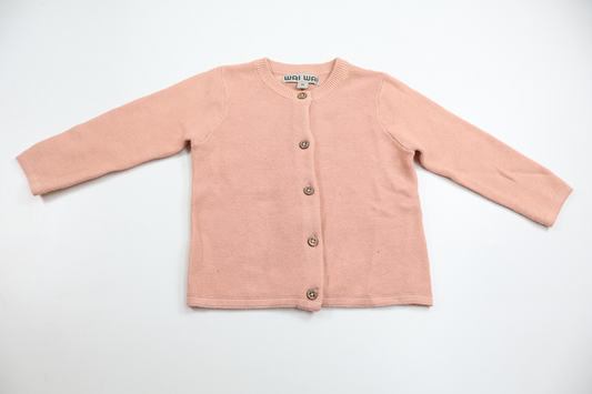 Knitted cardigan from Wai Wai - Size 86 - Pink