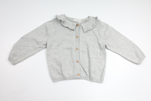 Knitted cardigan from Mango - Size 86 - Grey