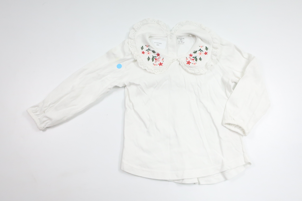 Sweater with collar from Lindex - Size 86 - White