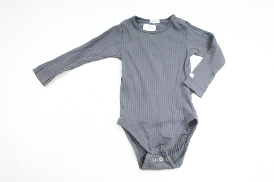 Ribbed bodysuit from Newbie - Size 86 - Blue