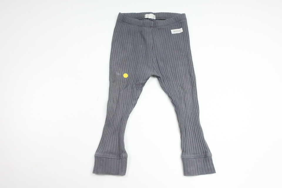 Ribbed pants from Newbie - Size 86 - Grey