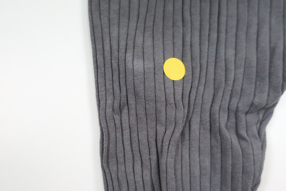 Ribbed pants from Newbie - Size 86 - Grey