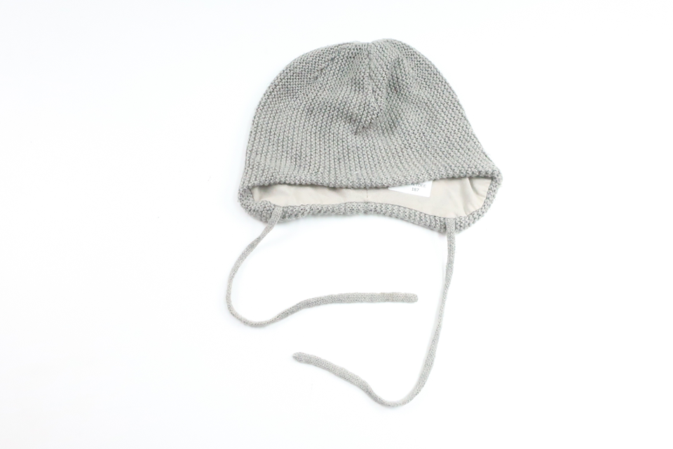 Knitted hat from Lindex - Size 42/44 - Grey