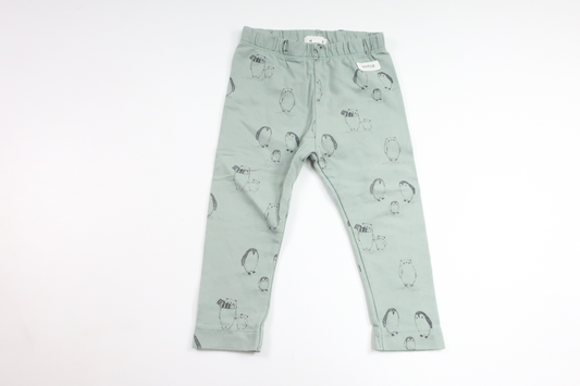 Pants with teddy bears from Newbie - Size 80 - Blue