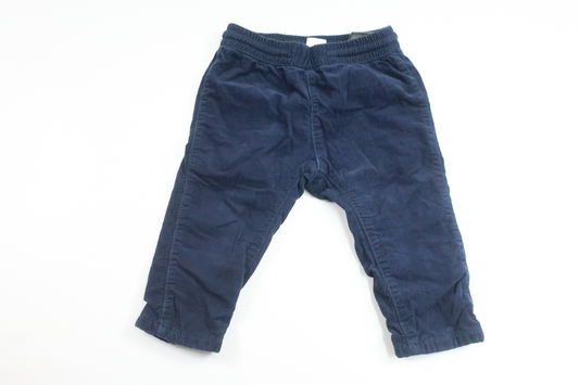 Lined trousers from H&M - Size 74 - Navy blue