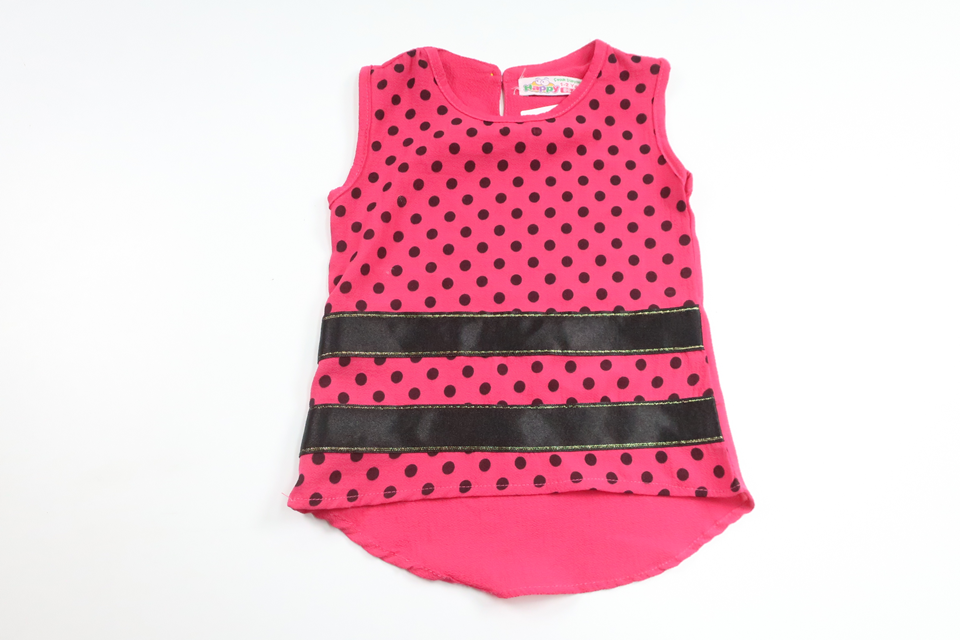 Spotted blouse from Happy - Size 86/92 - Pink