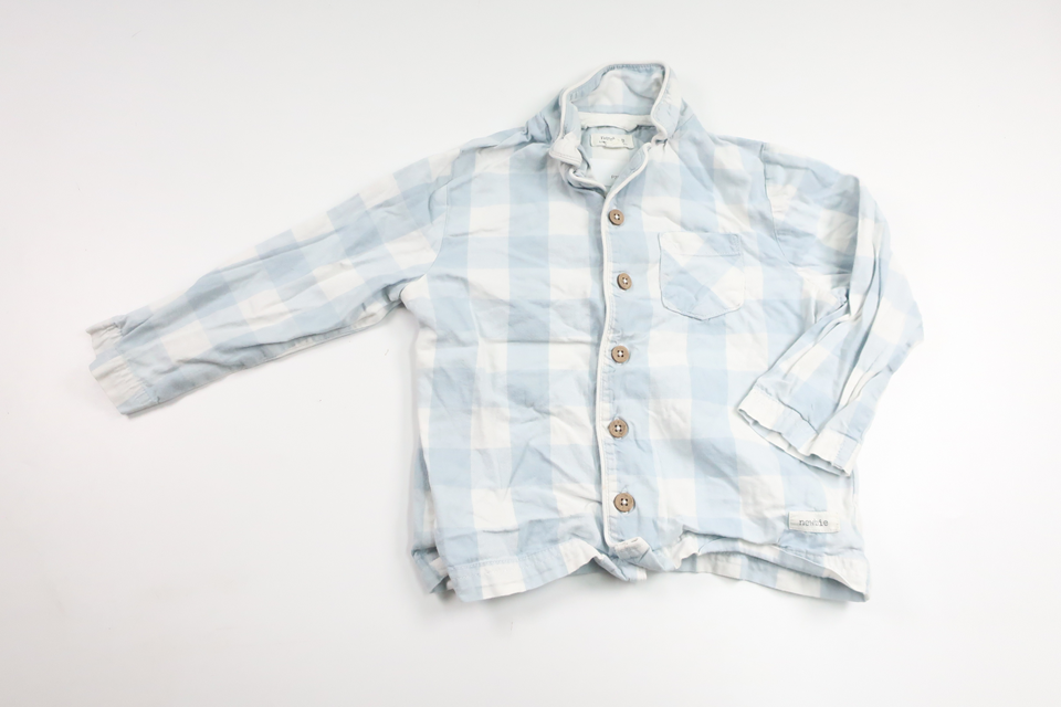 Checked pyjama shirt from Newbie Limited Edition - Size 92 - Blue